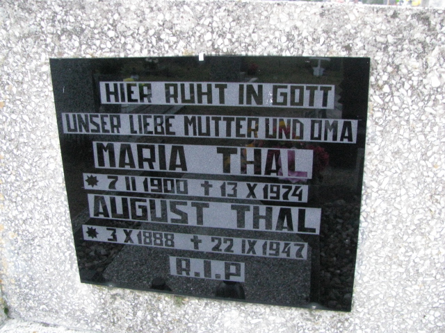 Grób August Thal