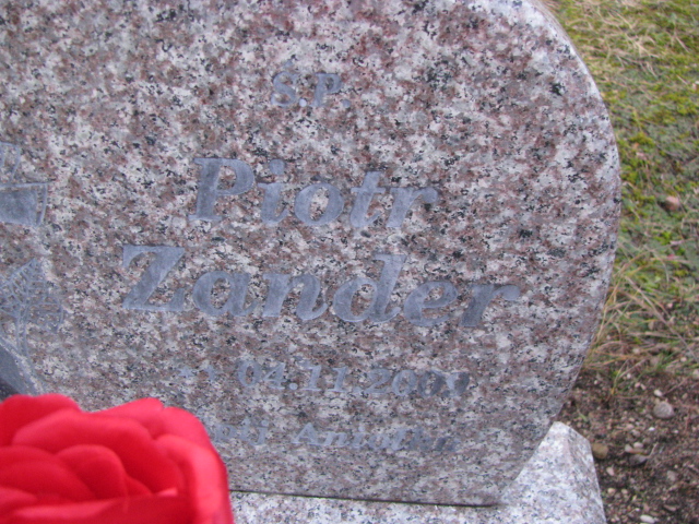 Piotr Zander 2009 Węgój - Grobonet - Wyszukiwarka osób pochowanych