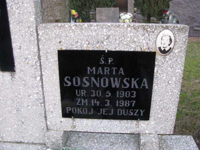 Marta Sosnowska 1903 Węgój - Grobonet - Wyszukiwarka osób pochowanych