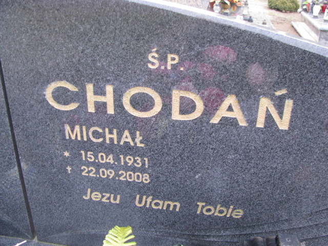 Grób Michał Chodań